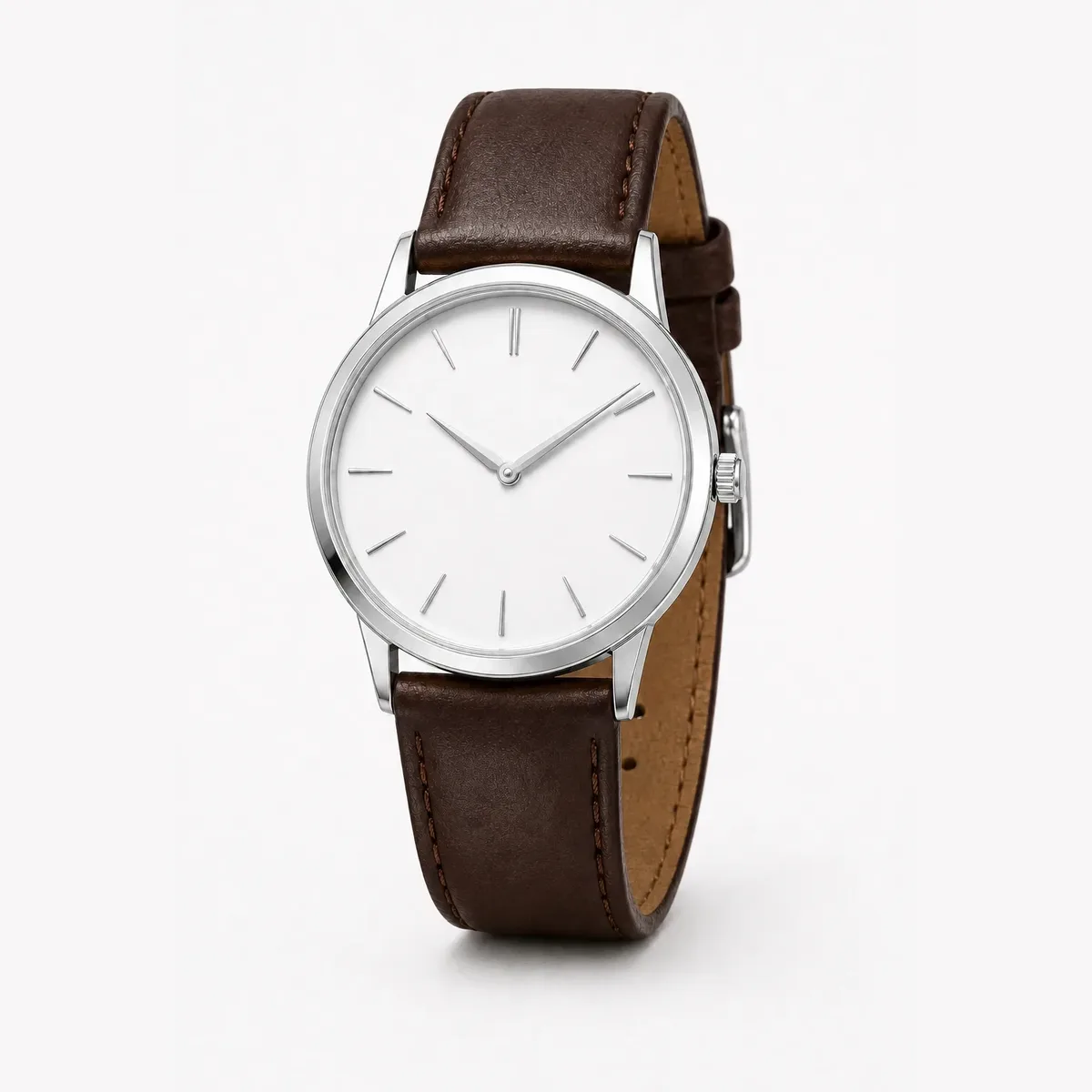 Dress-Watch Lederband braun
