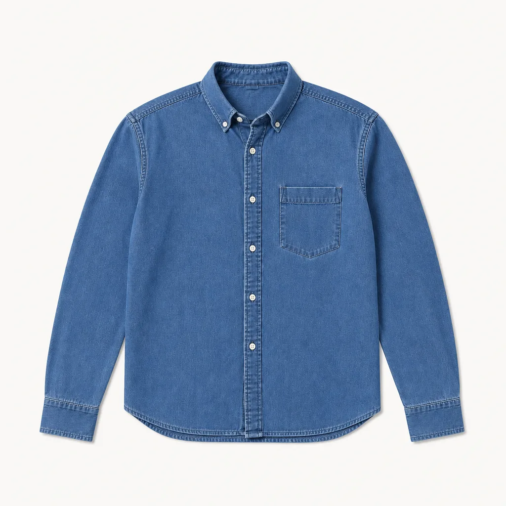 Denim-Hemd