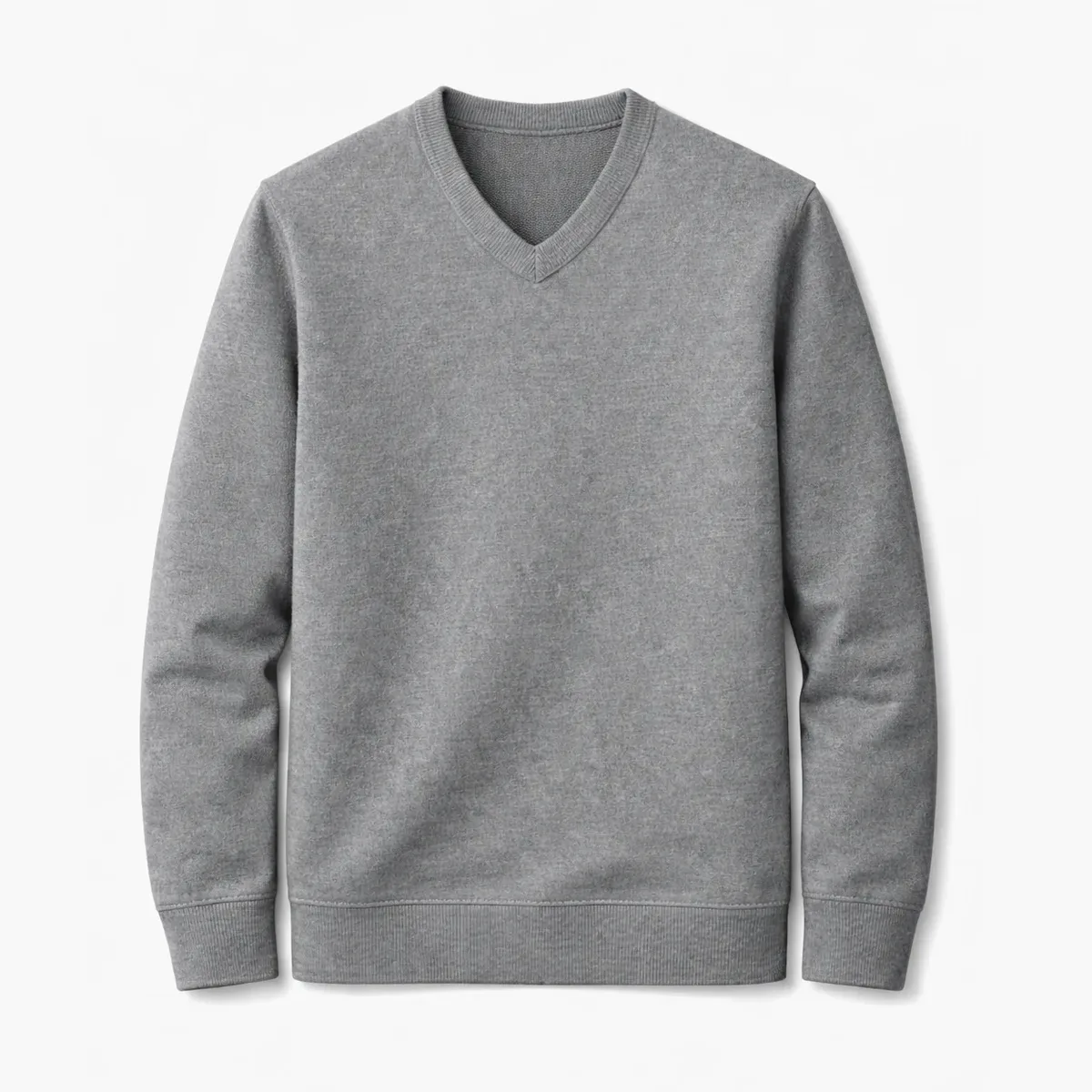 V-Neck-Pullover Feinstrick