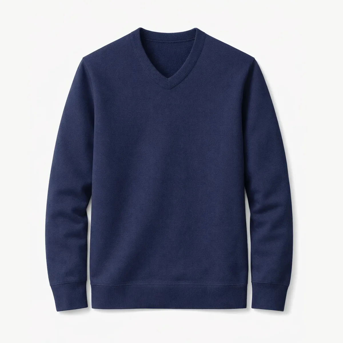 V-Neck-Pullover Feinstrick