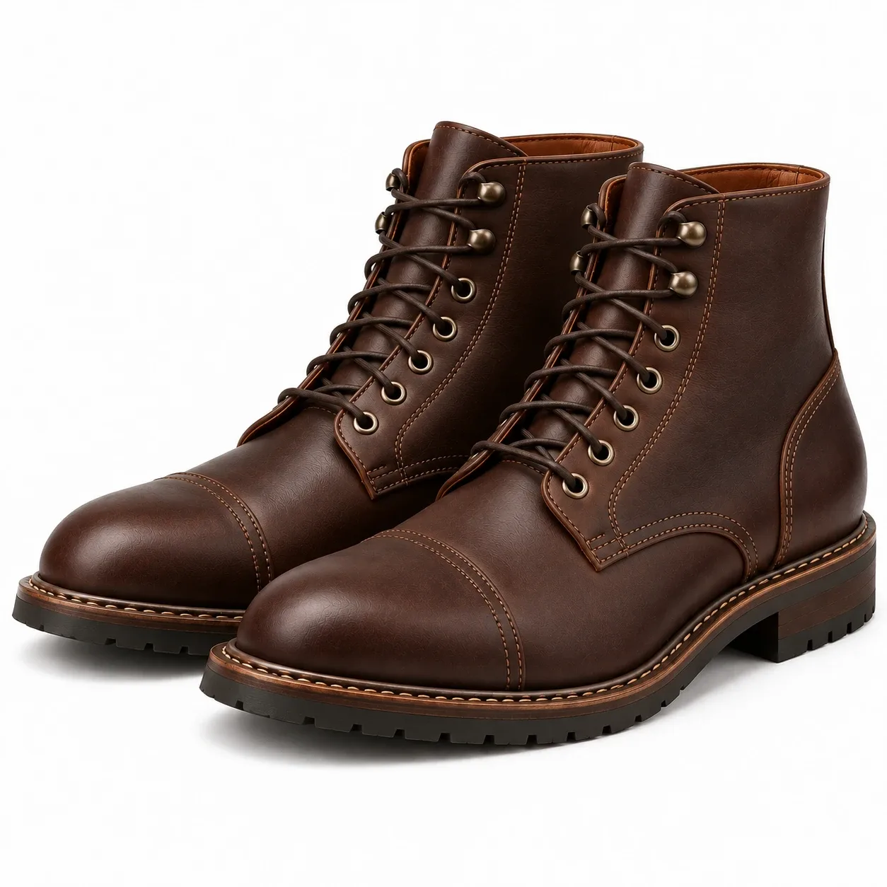 Work Boot mit quer genähter Zehenkappe